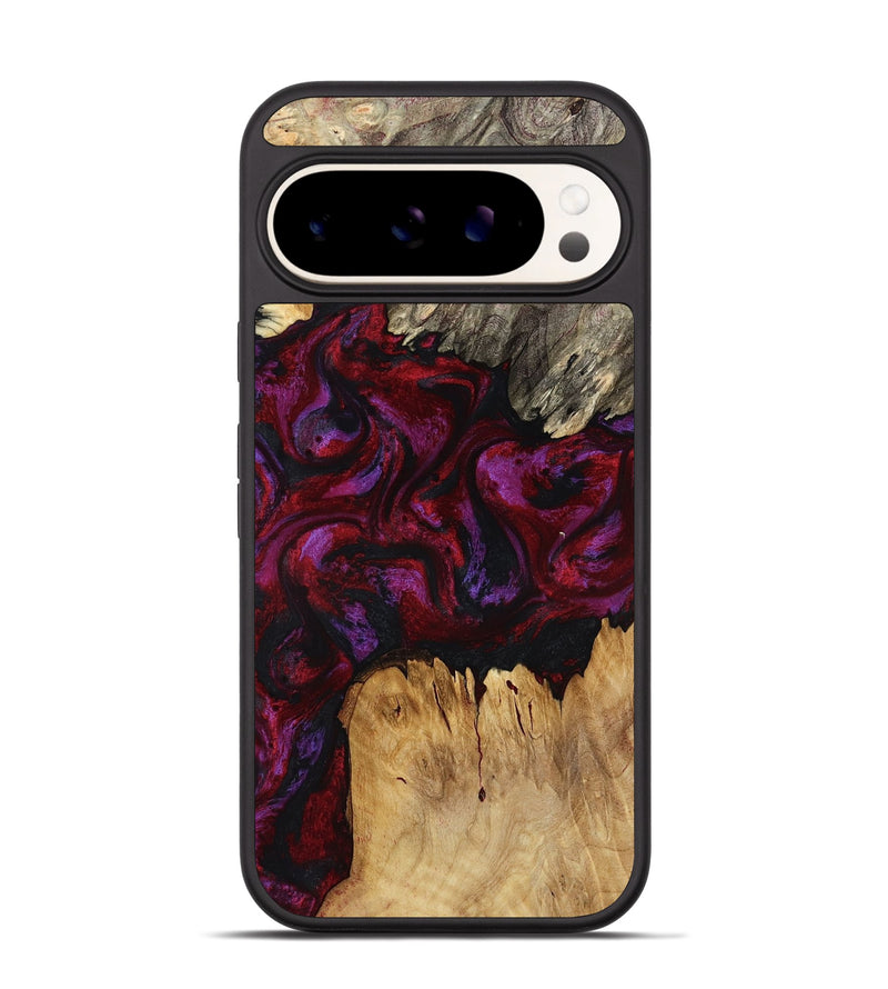 Pixel 9 Pro Wood Phone Case - Wilmer (Red, 791437)