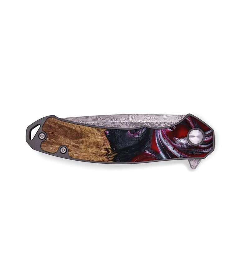 EDC Wood Pocket Knife - Bonny (Red, 791439)
