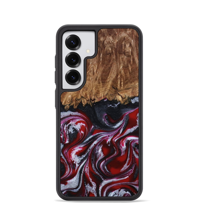 Galaxy S25 Wood Phone Case - Bonny (Red, 791439)