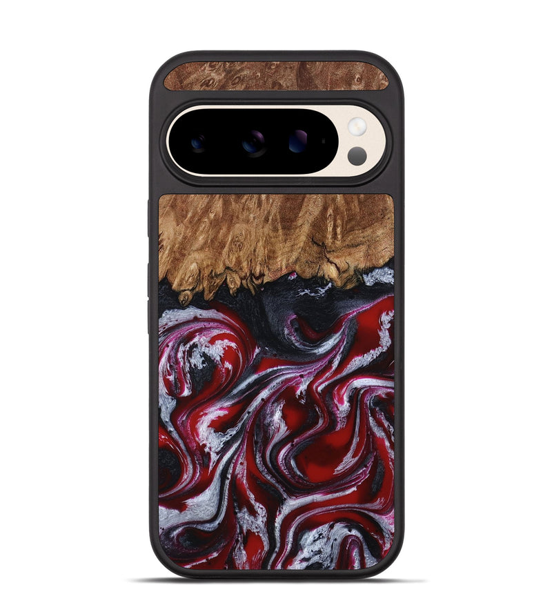 Pixel 10 Wood Phone Case - Bonny (Red, 791439)