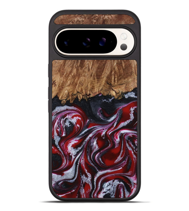 Pixel 10 Pro XL Wood Phone Case - Bonny (Red, 791439)