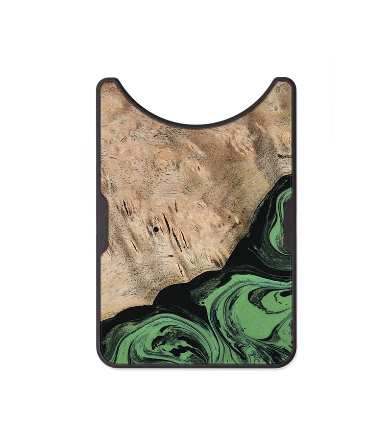 Alloy Wood Wallet - Keisha (Green, 791443)