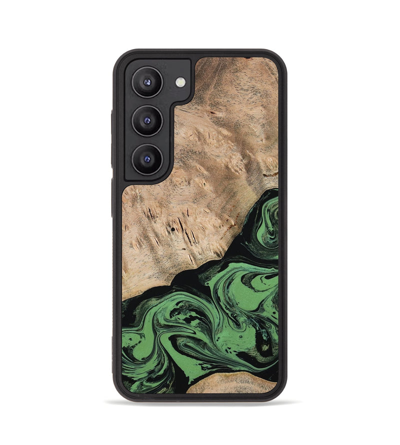 Galaxy S23 Wood Phone Case - Keisha (Green, 791443)