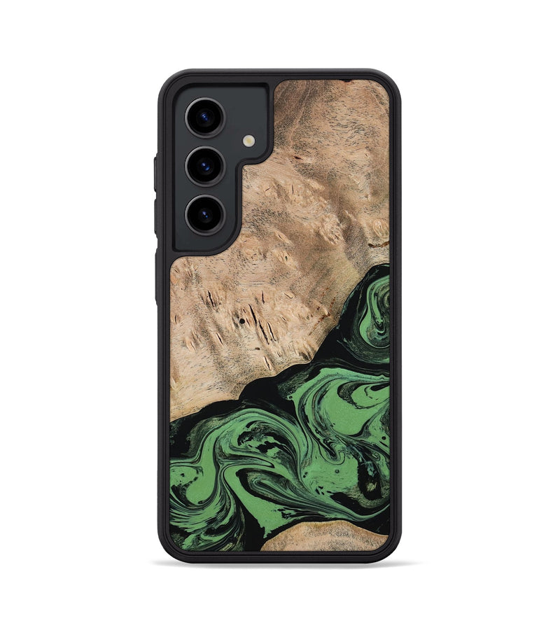 Galaxy S24 Wood Phone Case - Keisha (Green, 791443)
