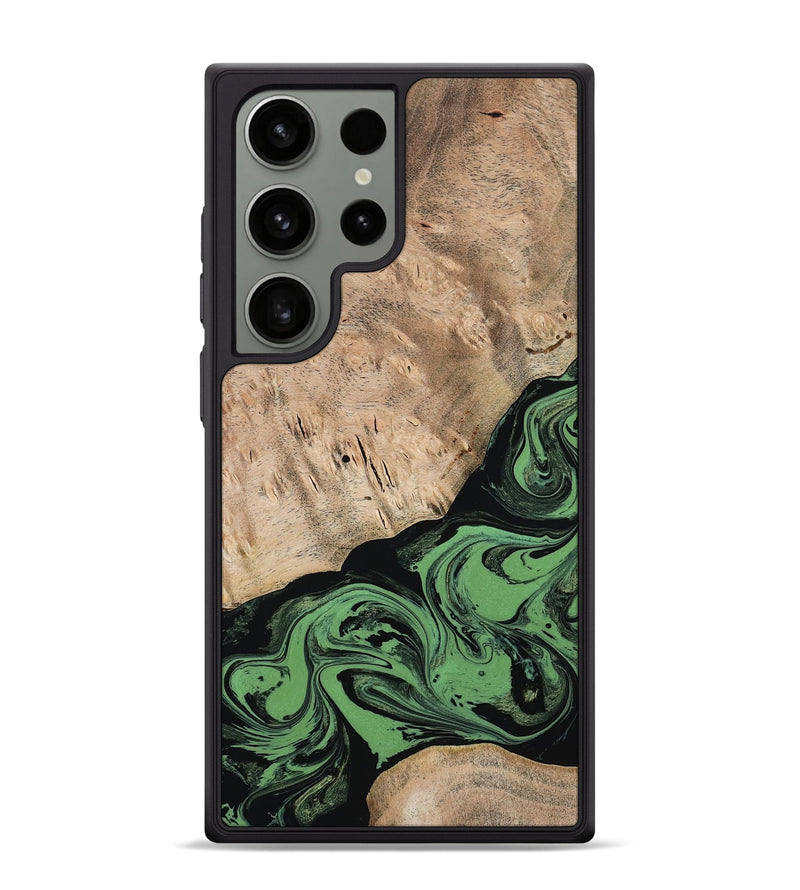 Galaxy S24 Ultra Wood Phone Case - Keisha (Green, 791443)