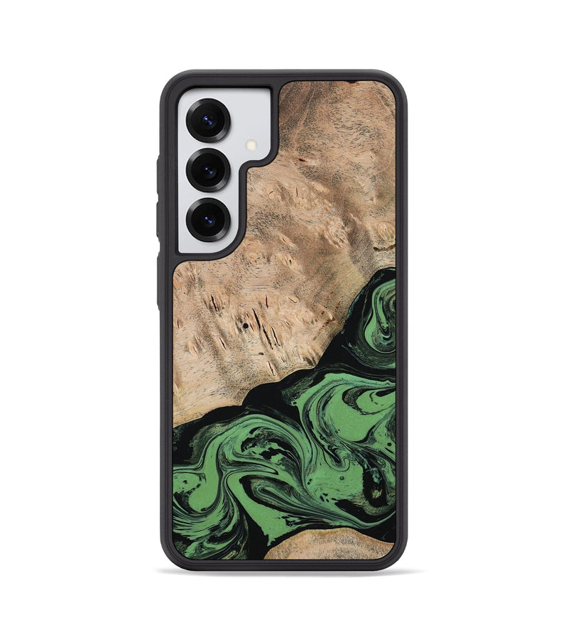 Galaxy S25 Wood Phone Case - Keisha (Green, 791443)