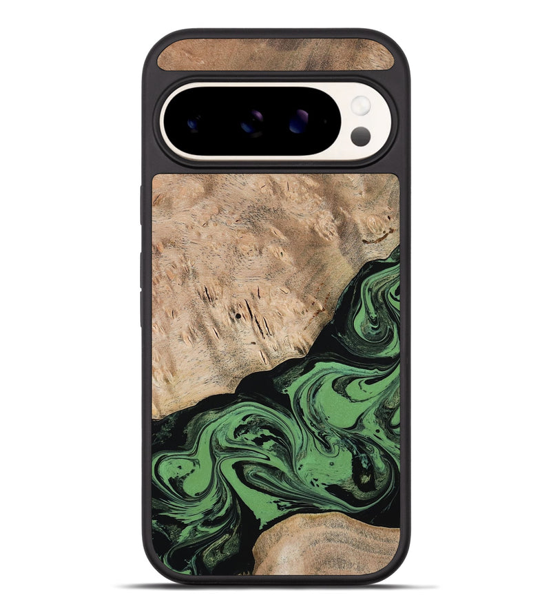 Pixel 9 Pro XL Wood Phone Case - Keisha (Green, 791443)