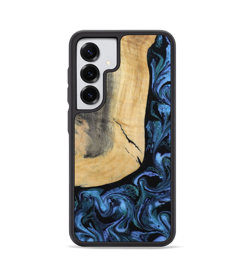 Galaxy S25 Wood Phone Case - Taryn (Blue, 791476)