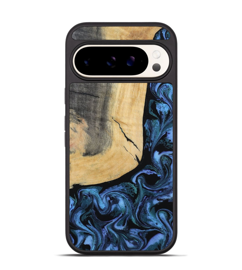 Pixel 9 Pro Wood Phone Case - Taryn (Blue, 791476)