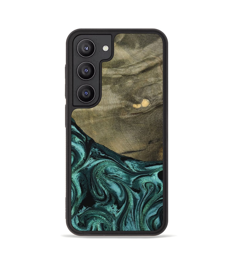 Galaxy S23 Wood Phone Case - Sanai (Green, 791479)