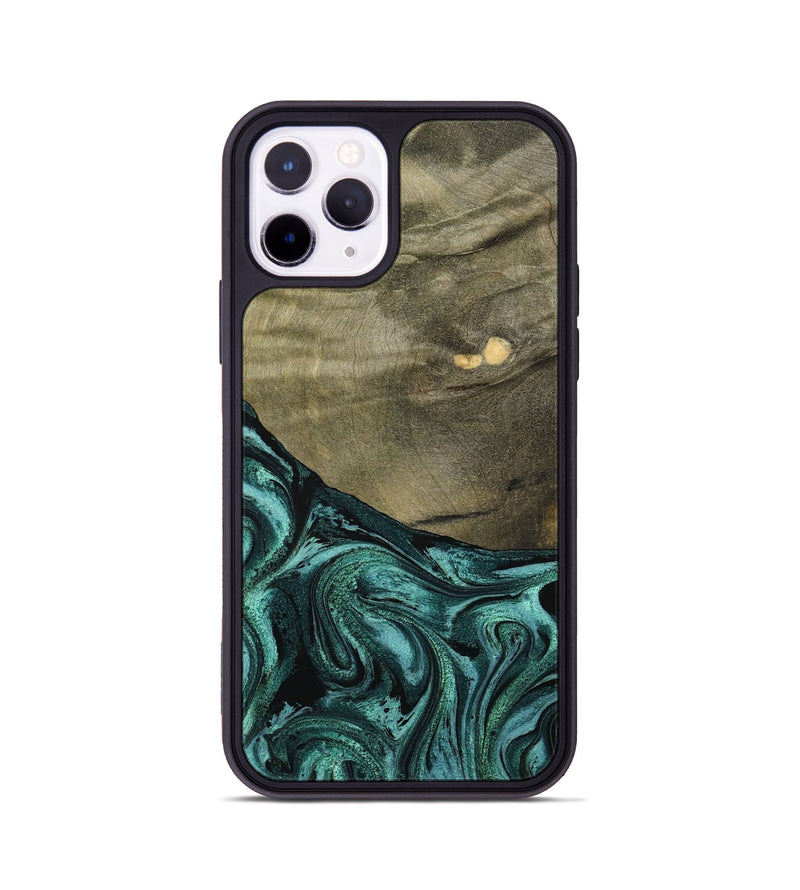 iPhone 11 Pro Wood Phone Case - Sanai (Green, 791479)