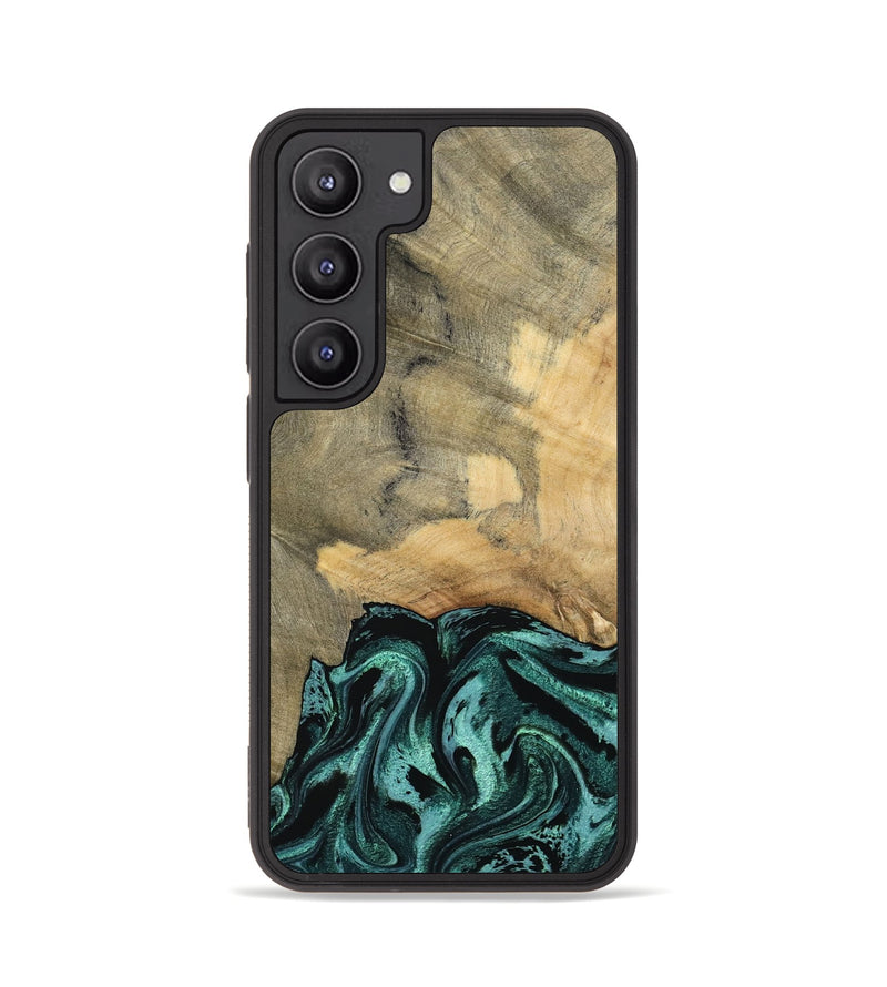 Galaxy S23 Wood Phone Case - Hendrix (Green, 791480)