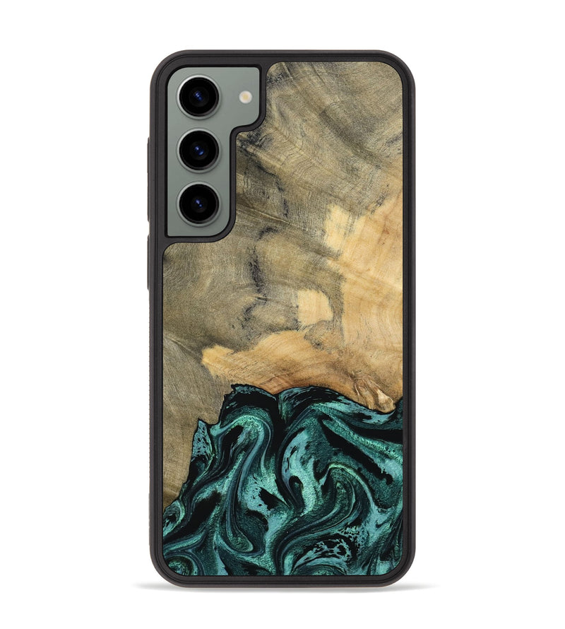 Galaxy S23 Plus Wood Phone Case - Hendrix (Green, 791480)