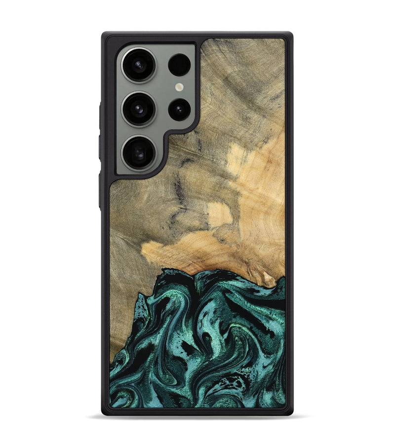 Galaxy S24 Ultra Wood Phone Case - Hendrix (Green, 791480)