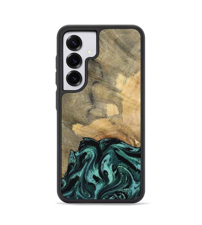 Galaxy S25 Wood Phone Case - Hendrix (Green, 791480)