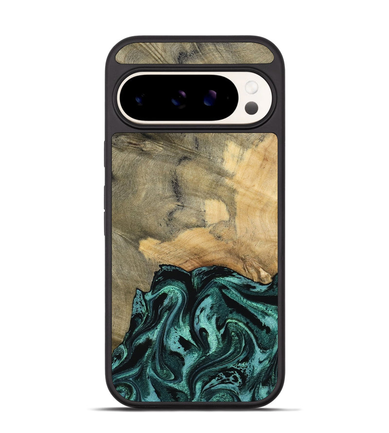 Pixel 9 Pro Wood Phone Case - Hendrix (Green, 791480)