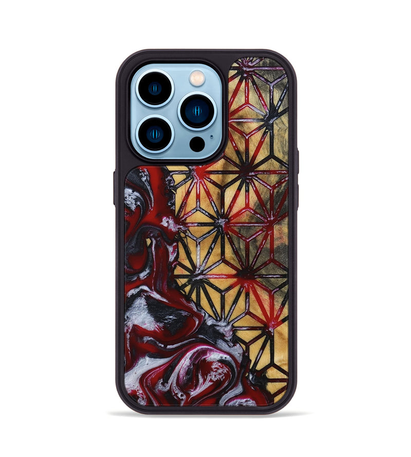 iPhone 14 Pro Wood Phone Case - Susie (Pattern, 791594)