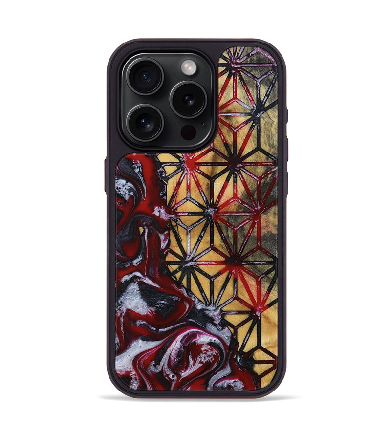 iPhone 15 Pro Wood Phone Case - Susie (Pattern, 791594)