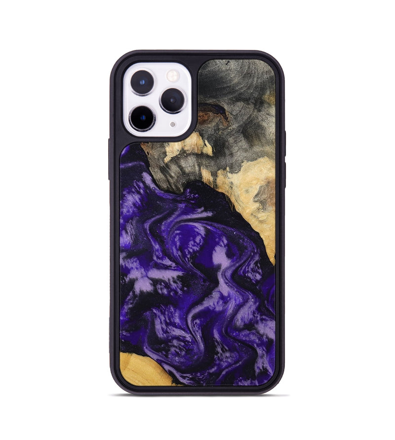 iPhone 11 Pro Wood Phone Case - Ryne (Purple, 791604)