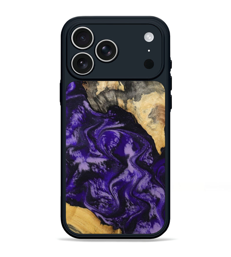 iPhone 17 Pro Max Wood Phone Case - Ryne (Purple, 791604)