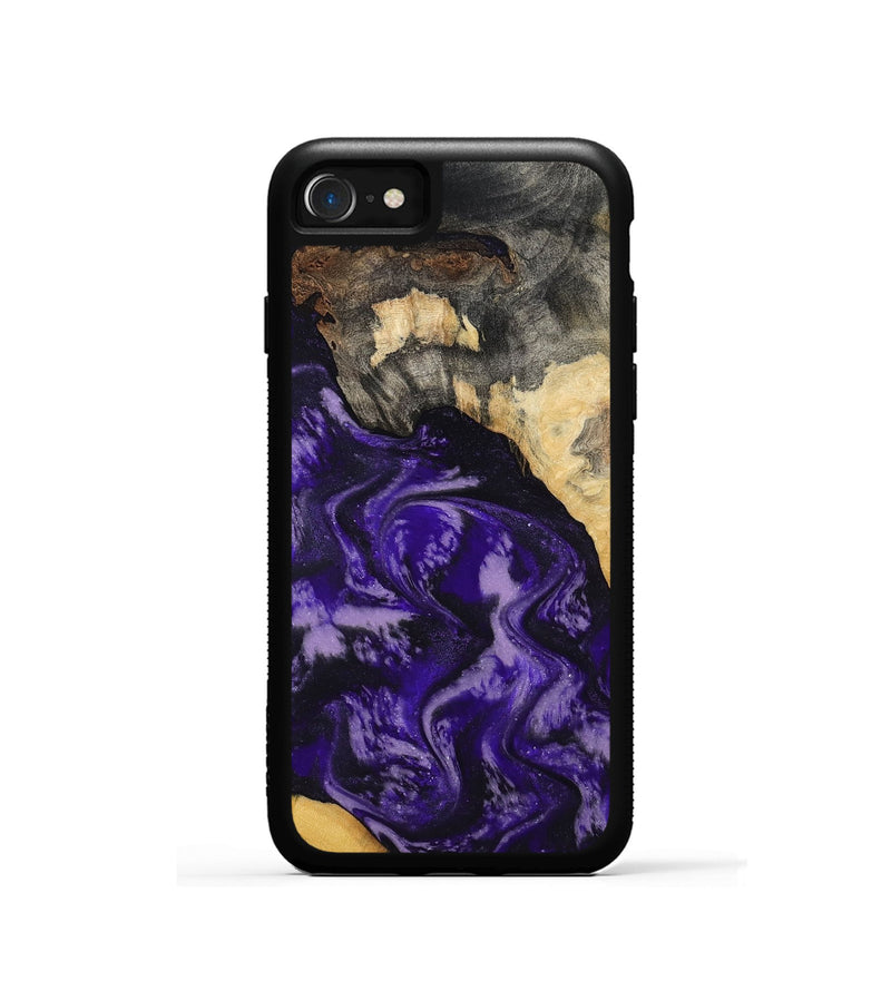 iPhone SE Wood Phone Case - Ryne (Purple, 791604)