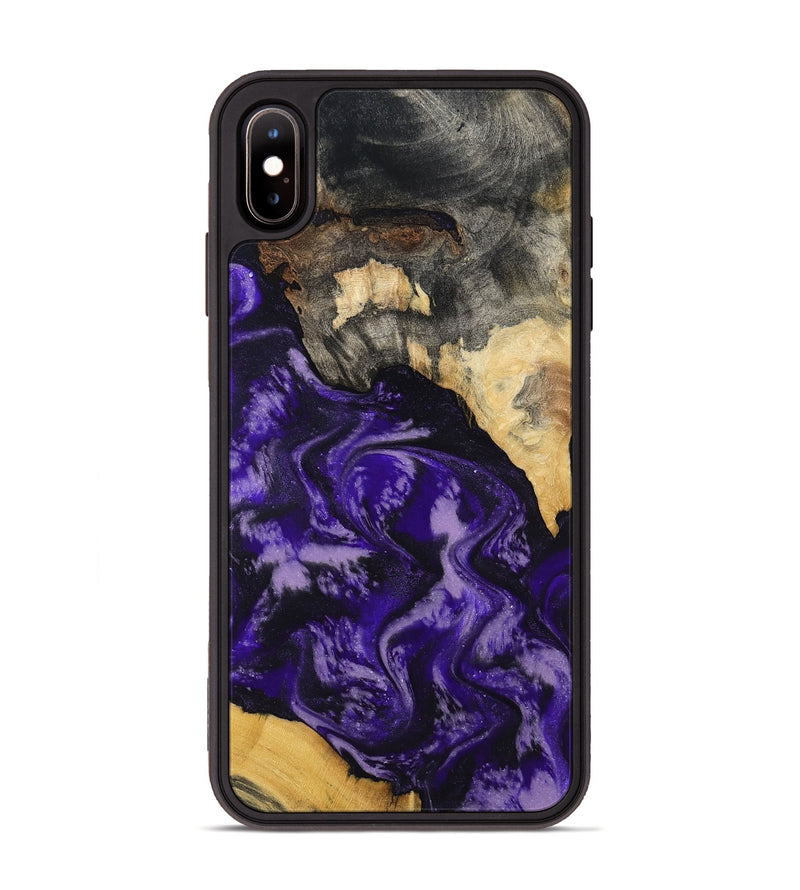 iPhone Xs Max Wood Phone Case - Ryne (Purple, 791604)