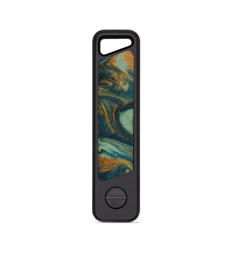 EDC ResinArt KeyHolder - Giuliana (Teal & Gold, 791718)