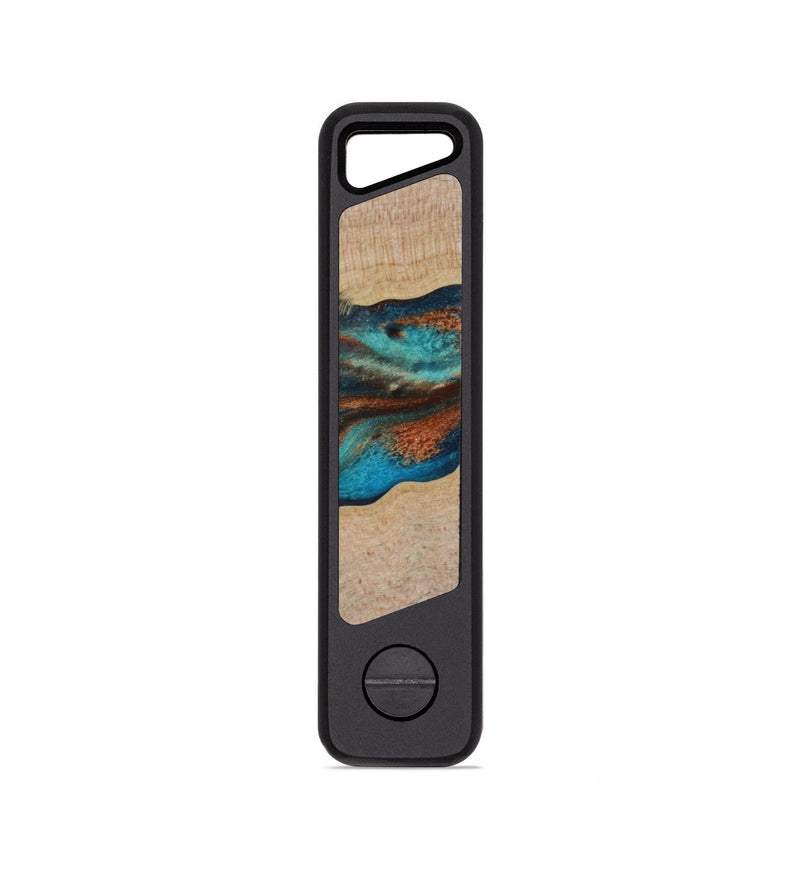 EDC Wood KeyHolder - Clark (Teal & Gold, 791720)
