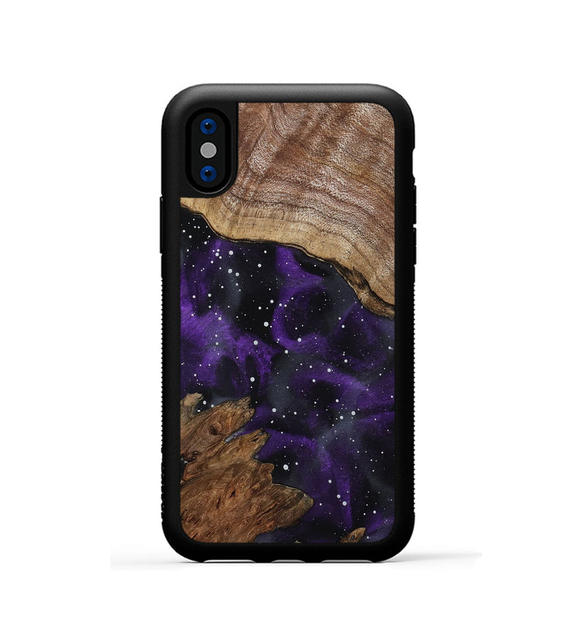 iPhone Xs Wood Phone Case - Nallely (Cosmos, 791732)