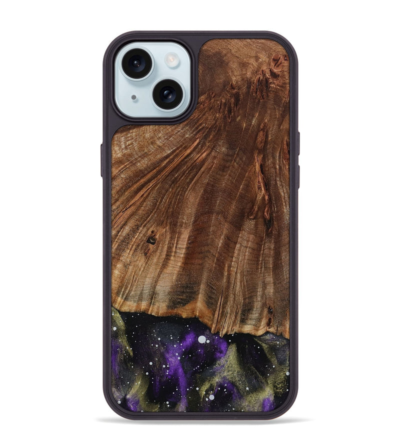 iPhone 15 Plus Wood Phone Case - Demond (Cosmos, 791749)