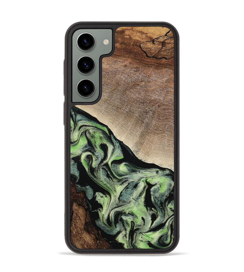 Galaxy S23 Plus Wood Phone Case - Trish (Green, 791822)