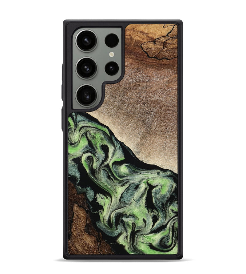 Galaxy S24 Ultra Wood Phone Case - Trish (Green, 791822)
