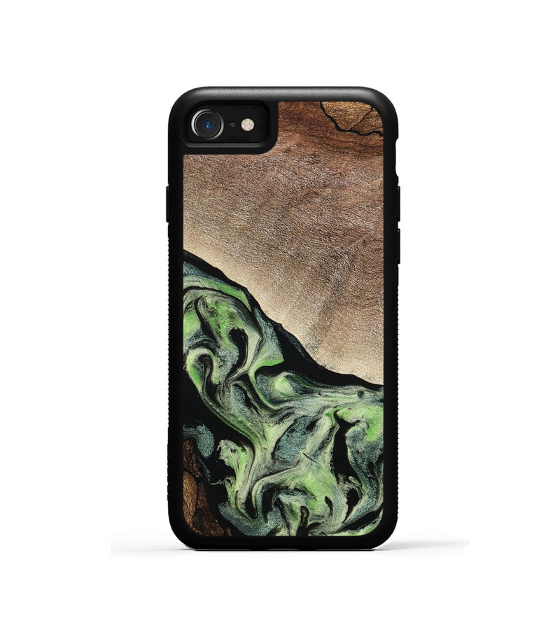 iPhone SE Wood Phone Case - Trish (Green, 791822)