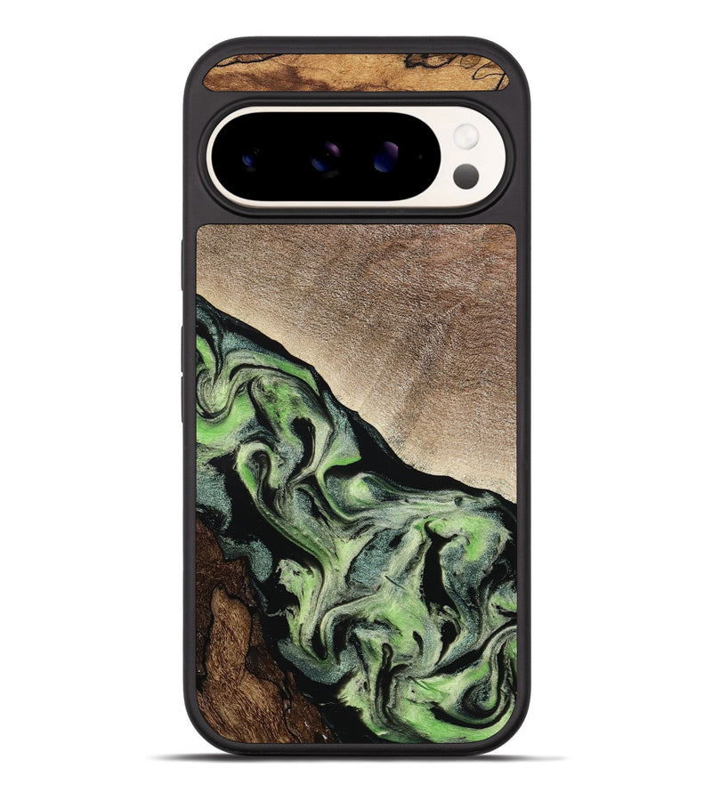 Pixel 10 Pro XL Wood Phone Case - Trish (Green, 791822)
