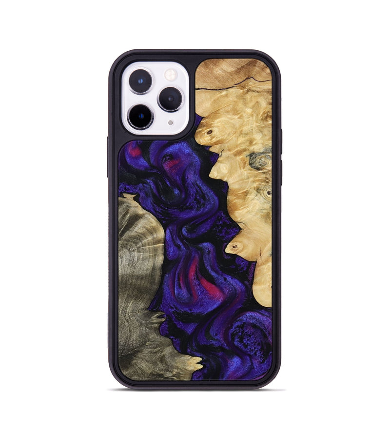 iPhone 11 Pro Wood Phone Case - Almeda (Purple, 791829)