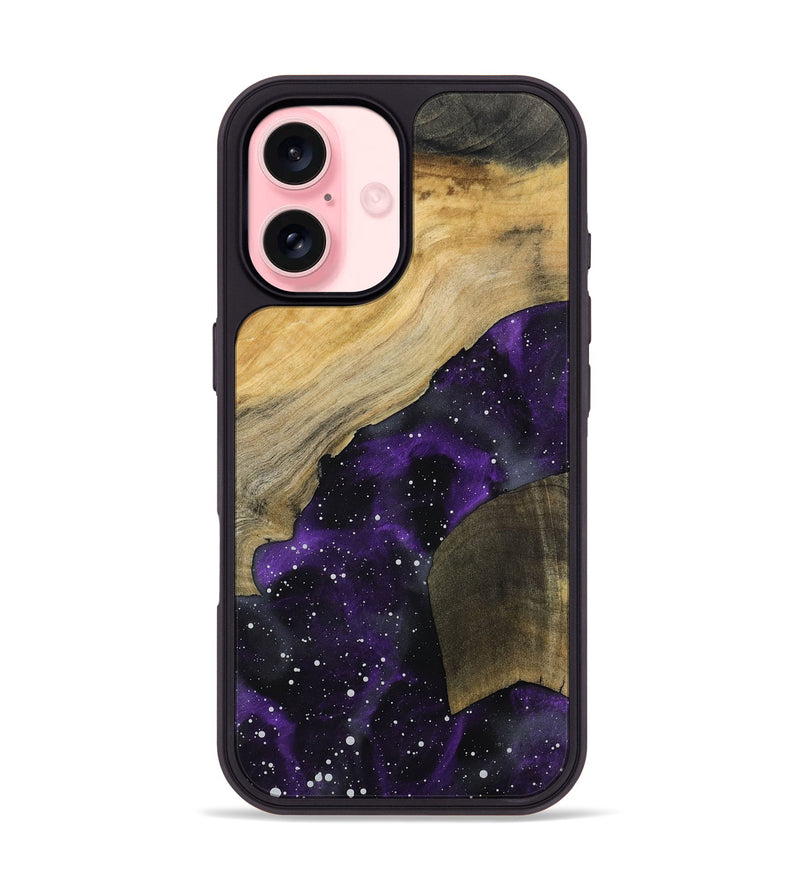 iPhone 16 Wood Phone Case - Charity (Cosmos, 791832)