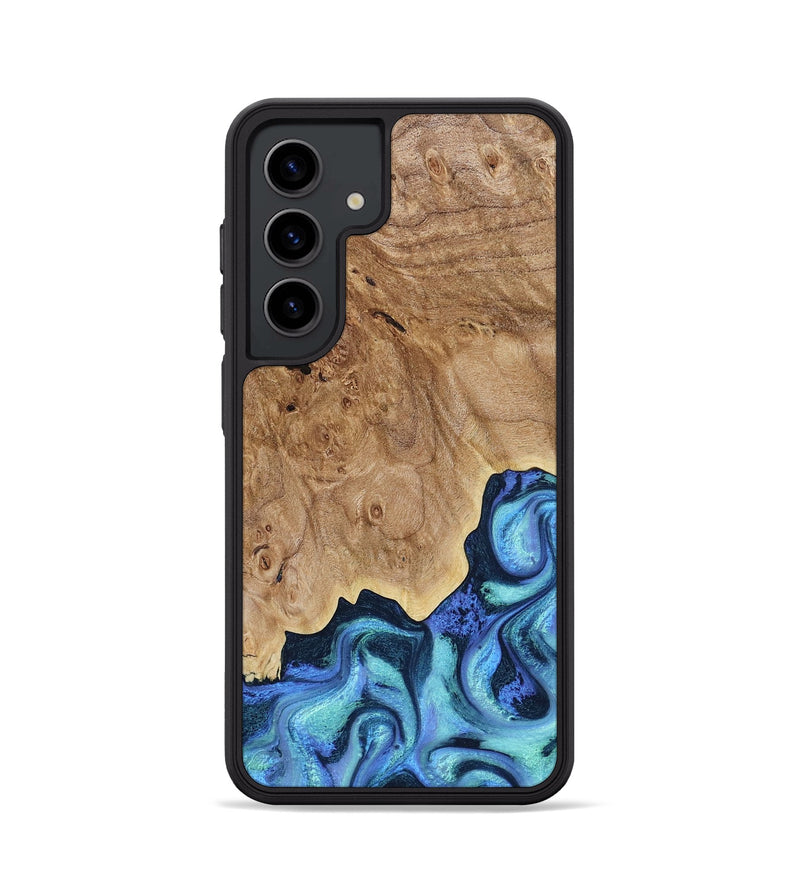 Galaxy S24 Wood Phone Case - Chosen (Blue, 791846)