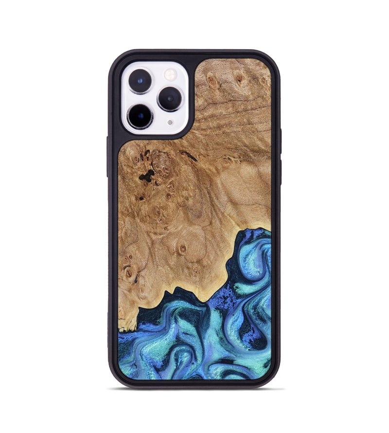 iPhone 11 Pro Wood Phone Case - Chosen (Blue, 791846)