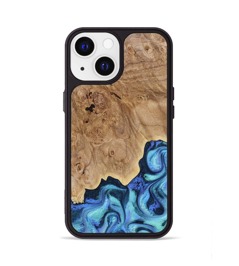 iPhone 13 Wood Phone Case - Chosen (Blue, 791846)