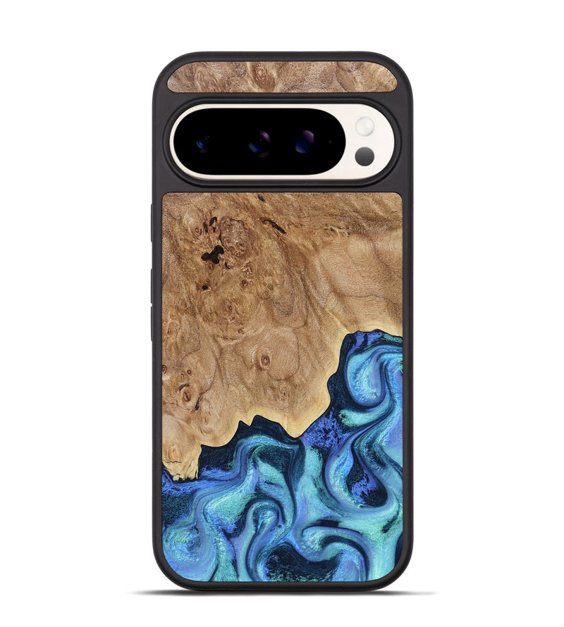 Pixel 9 Wood Phone Case - Chosen (Blue, 791846)