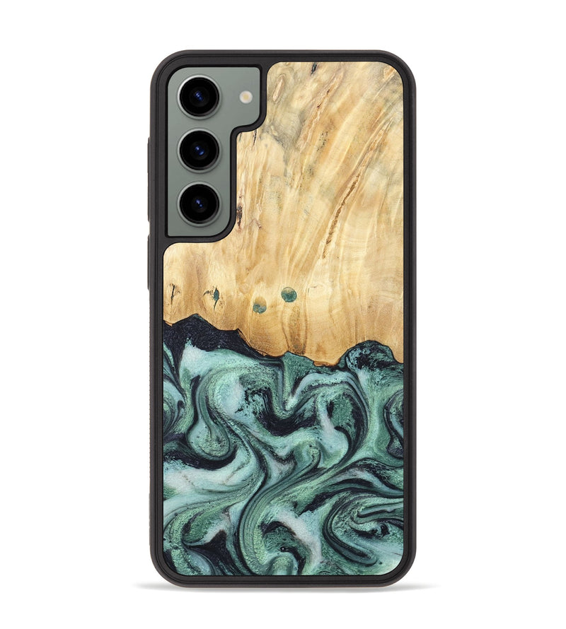 Galaxy S23 Plus Wood Phone Case - Indigo (Green, 791858)