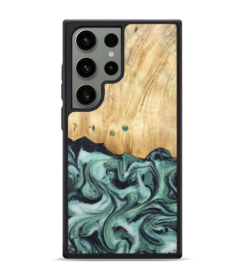 Galaxy S24 Ultra Wood Phone Case - Indigo (Green, 791858)