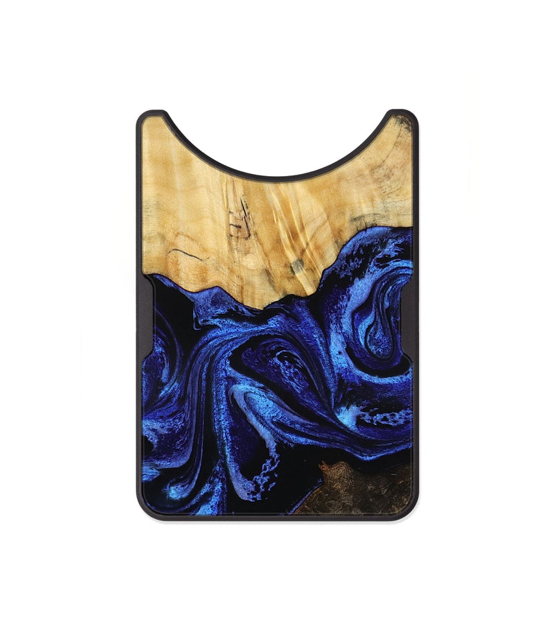 Alloy Wood Wallet - Tarah (Blue, 791880)