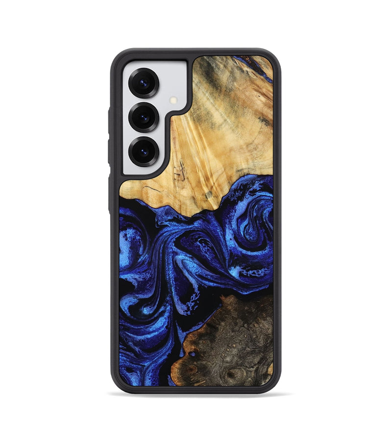 Galaxy S25 Wood Phone Case - Tarah (Blue, 791880)