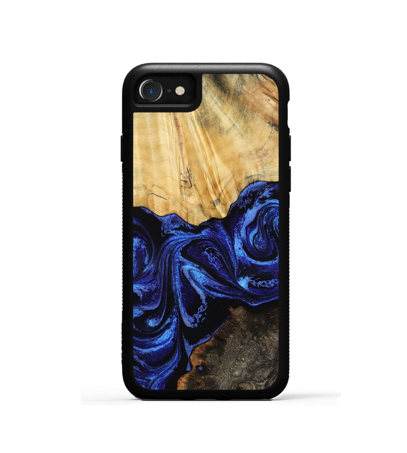 iPhone SE Wood Phone Case - Tarah (Blue, 791880)