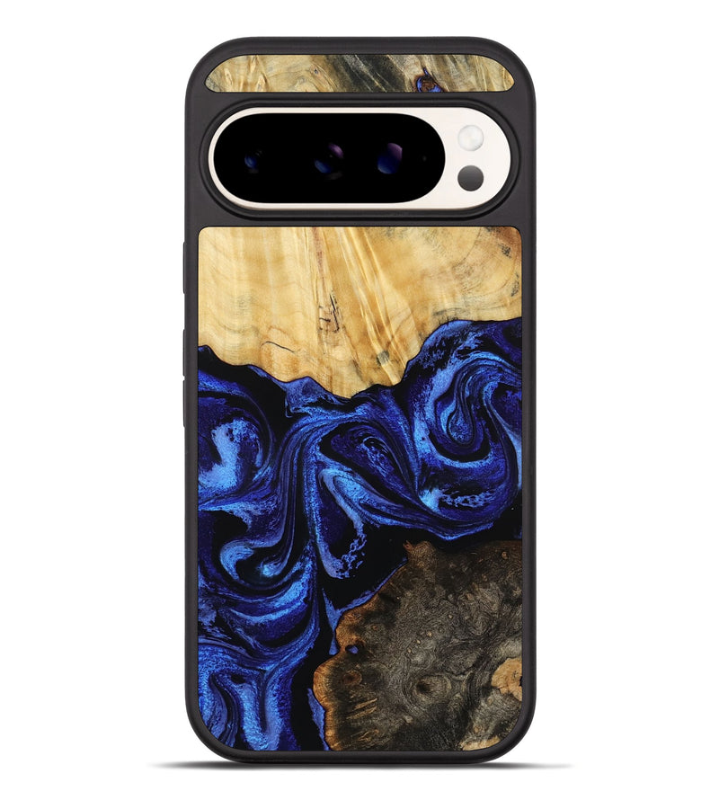 Pixel 10 Pro XL Wood Phone Case - Tarah (Blue, 791880)