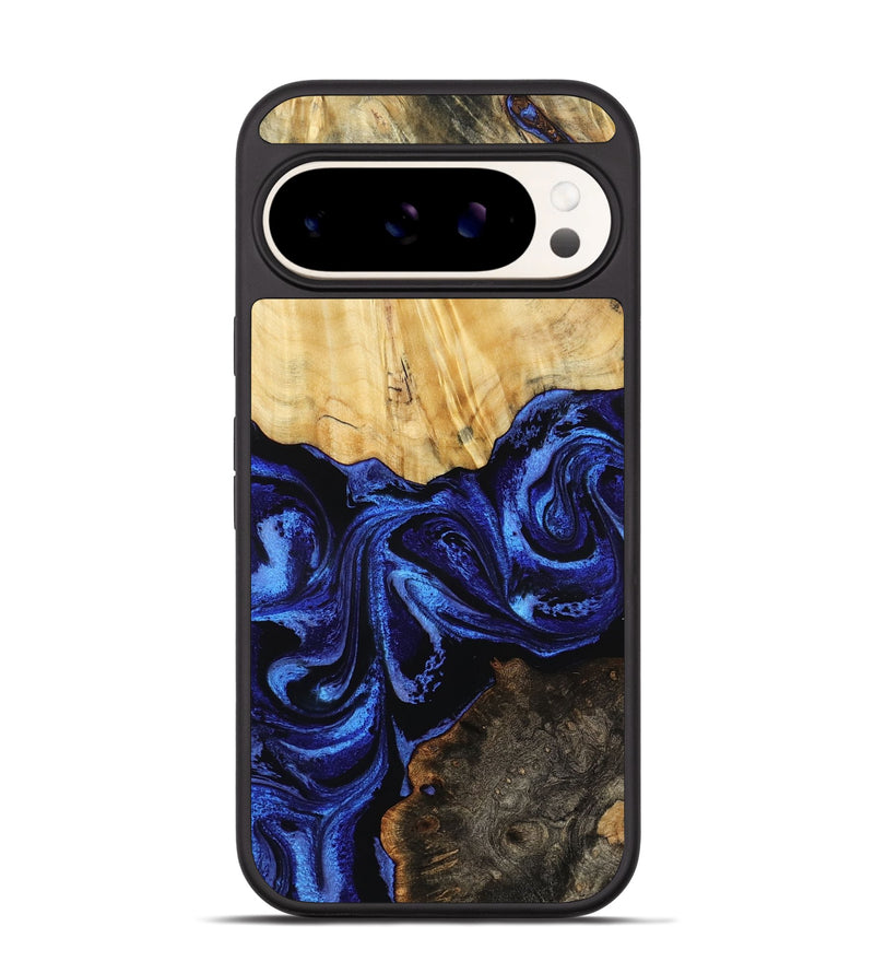 Pixel 9 Wood Phone Case - Tarah (Blue, 791880)