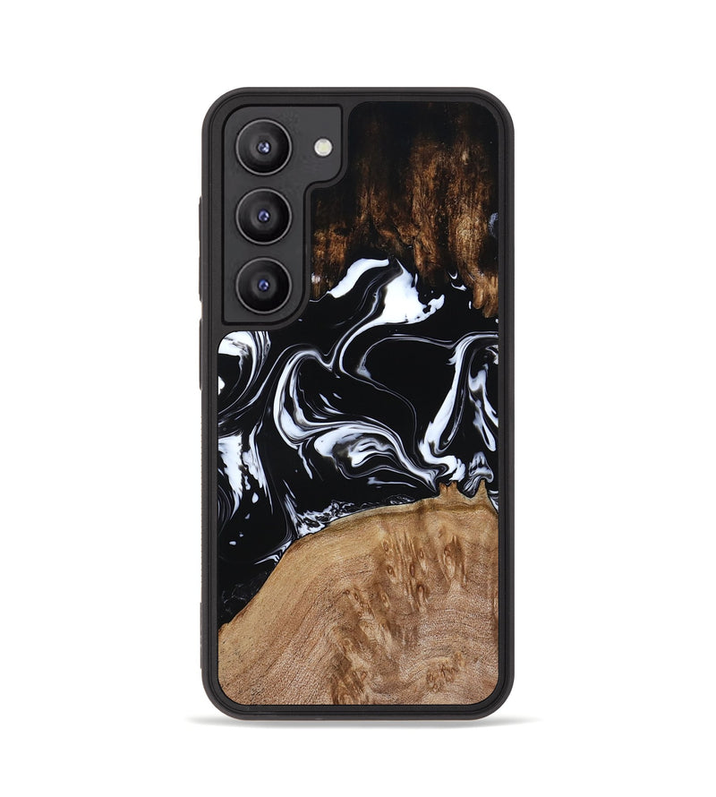 Galaxy S23 Wood Phone Case - Rickie (Black & White, 791911)