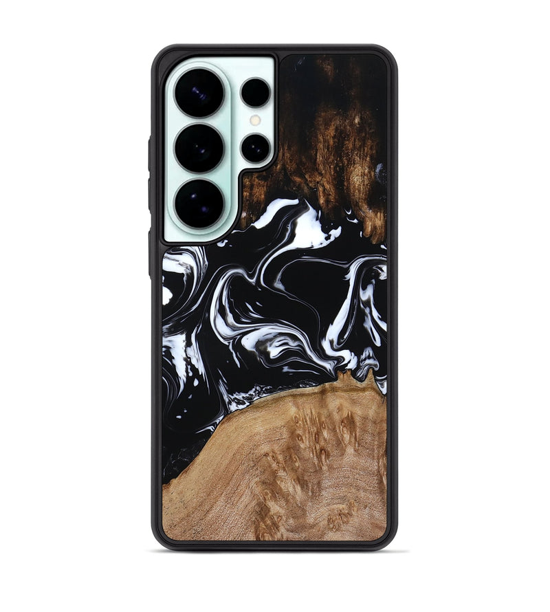 Galaxy S26 Ultra Wood Phone Case - Rickie (Black & White, 791911)
