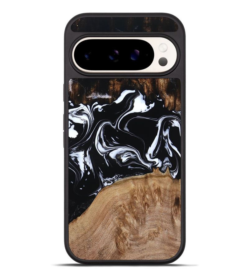 Pixel 9 Pro XL Wood Phone Case - Rickie (Black & White, 791911)